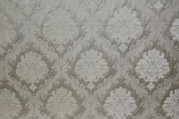 Chenille Damask US150 A Cream