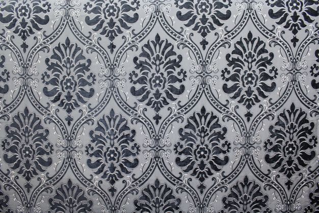 Chenille Damask Gray US141 #2