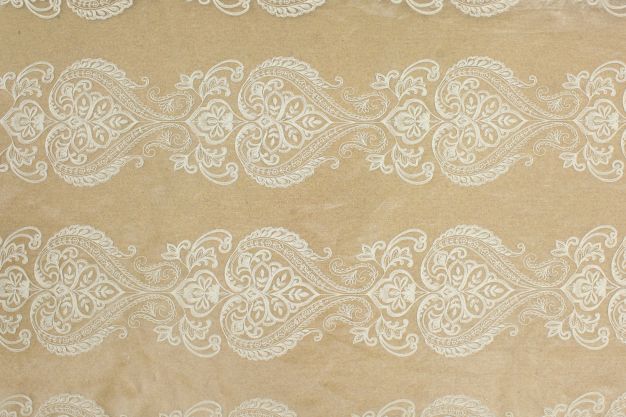 Florence Sheer 47 Ivory Damask 114" wide