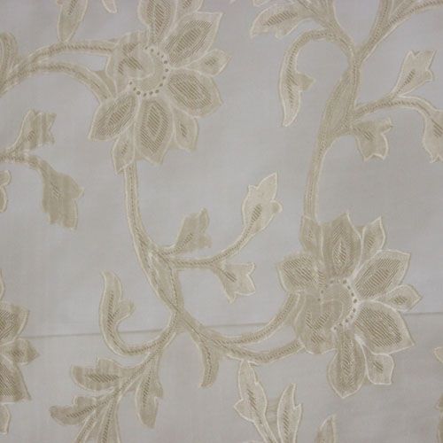 Florence 32 Gold Embroidered Sheer 118" 