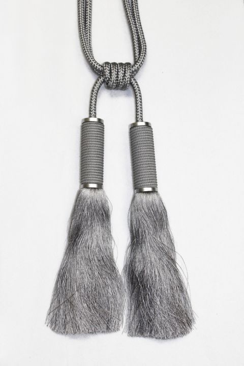 Oval Tassel Silver