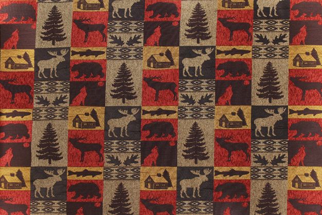 Regal Fabrics Fairbanks Red