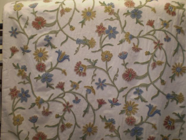 Crewel on Cotton K-2 Cream