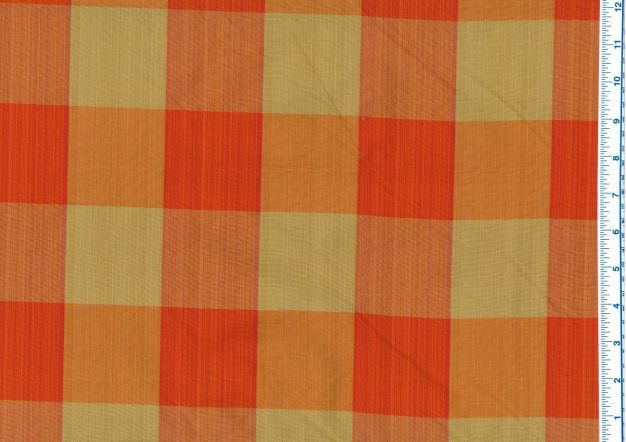 Taffeta Stripe Check REP.570090 60018/05 Red/Gold