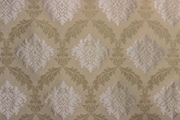 Tessuto Stralys Damask Cream