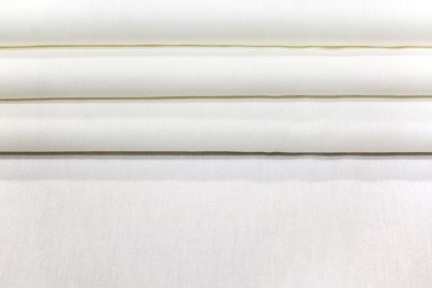 Muslin Bleached White 45 inches combed cotton