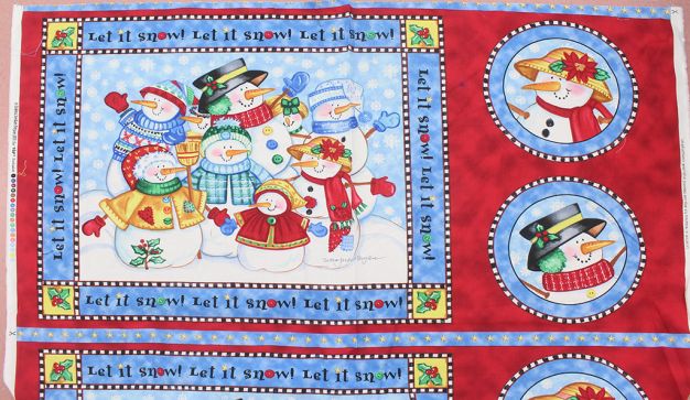 VIP Debra Jordan Bryan Let It Snow Pillow Squares