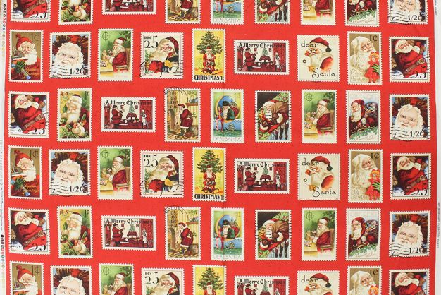 Quilting Treasures Dear Santa Stamps 12" x 45"