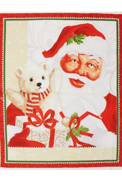 Quilting Treasures Jolly Old St. Nick Square 35.5" x 45"
