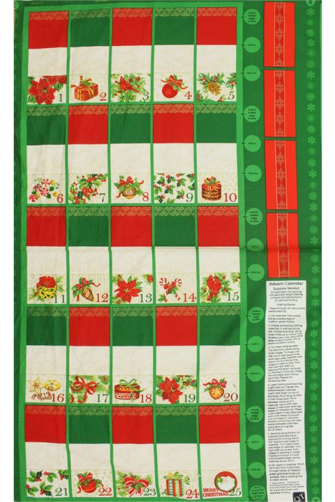 Quilting Treasures Advent Calendar 23.5" x 45"
