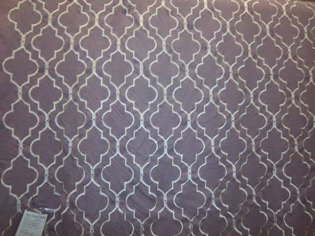 Kravet Fellini look purple embroidery 