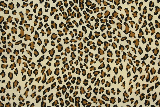 Baby Cheetah Tan 45" Cotton Print
