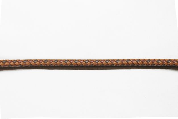Leatherlike Braid L5/8-53 Choc/Taupe