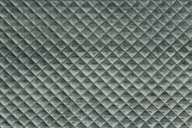 Quilted Velvet Diamond Charcoal