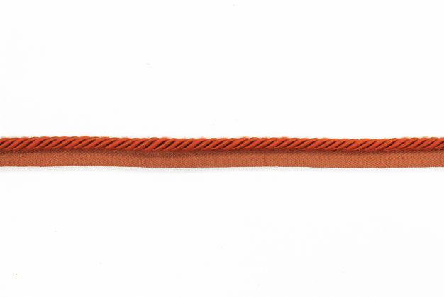 Cord with Lip Solid 1/4-Inch Paprika 118 BC-10008