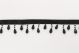 Dazzling Beads on Ribbon WTBF 104 Black