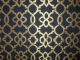 Tessuto Metropolis Lattice Black Gold