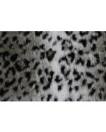 Faux Fur Snow Leopard Grey/Black 