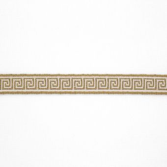 Heln 9/16 Jacquard Vintage Gold Fabric Trim