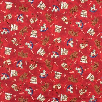 Candy Cane Dreams - Christmas  Fabric