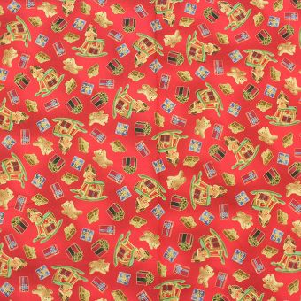 Christmas Day - Christmas  Fabric