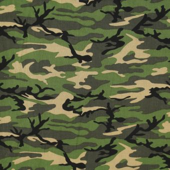 Camouflage Small 45" Cotton Print Fabric