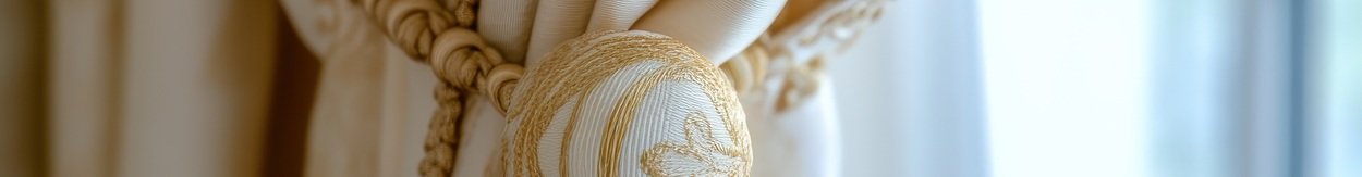 Elegant Curtains with Decorative Tiebacks for Luxurious Interiors
