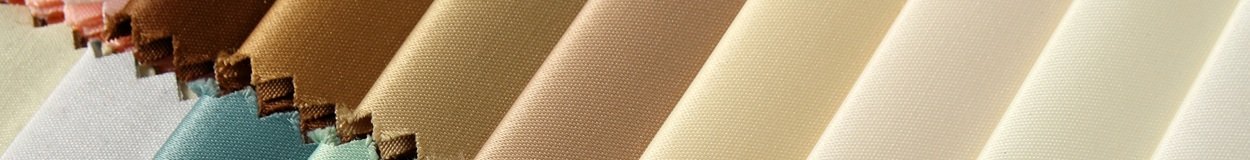 detail of color fabric texture samples