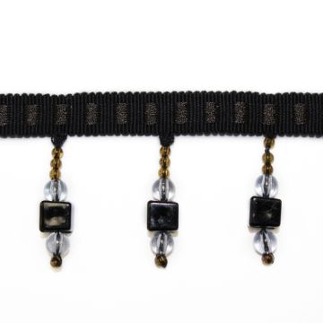Modern Beads on Gimp CC110 Fabric Trim