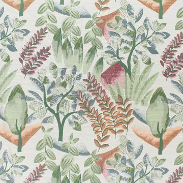 Laurel Forest Evergreen with Crypton Home Finish  Fabric
