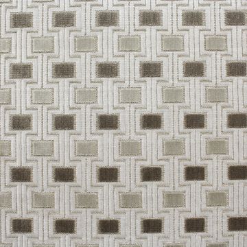 Four Squares Truffle 619  Fabric