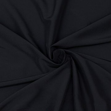 Poplin 120 Inch Wide Black  Fabric