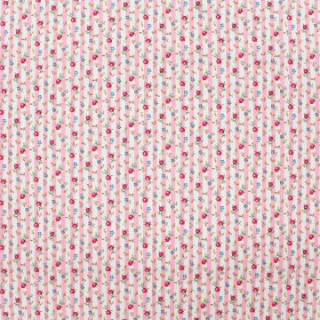 Mindys Floral Stripe Rose 17471-RH-4  Fabric