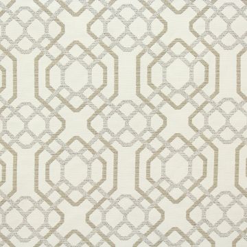 Bella Dura Alexandra Sand-White Indoor and Outdoor  Fabric