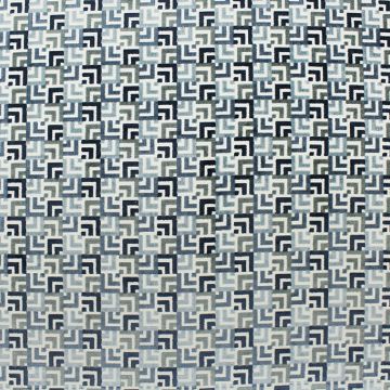 Cubist Sapphire  Fabric