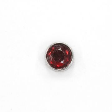 Rhinestonenail .5 Inch HXS-2345 01 Red Stone  Fabric