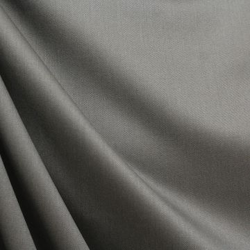 Wool Sateen Gunmetal  Fabric