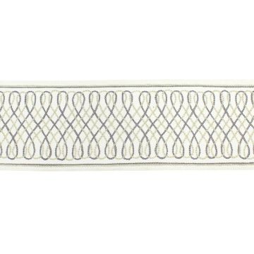 Activies Tape 4 Inch Canvas Ivory Silver