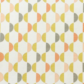 Kuberan 12 Ivory Coral Slub Cotton  Fabric