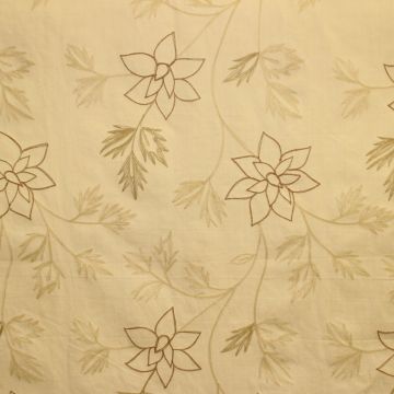 Solace Crewel Cotton Fabric