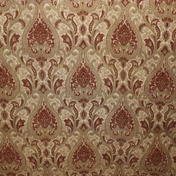 Damask Chenille Us120A Copper #3 Fabric