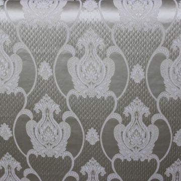 Hammered Damask US138A Ivory #1 Fabric
