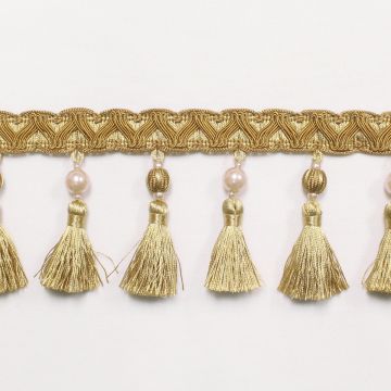 Tassel Fringe on Gimp 84#/H69 Fabric Trim