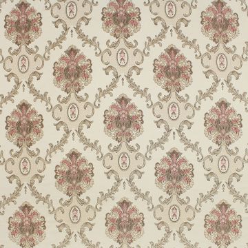 Damask Puffed Rose Fabric