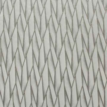 Glamour Oval Silver Fabric