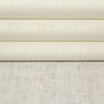 Tyrone White Irish Linen Fabric