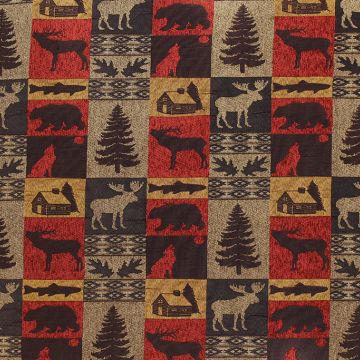 Regal Fabrics Fairbanks Red