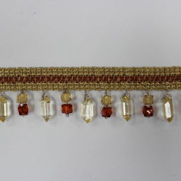 Parem 1.5 Inch Bead Fabric Trim