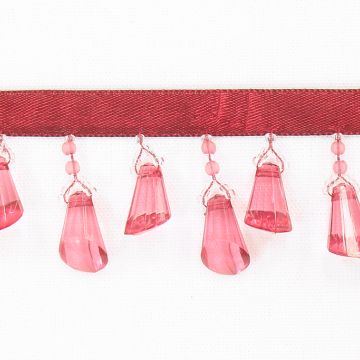 Beads on Ribbon WTBF 101 Fabric Trim