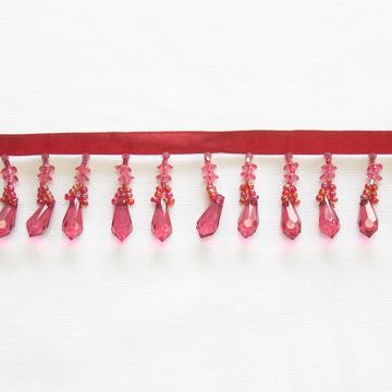 Prairie Beads on Ribbon WTBF 102 Fabric Trim
